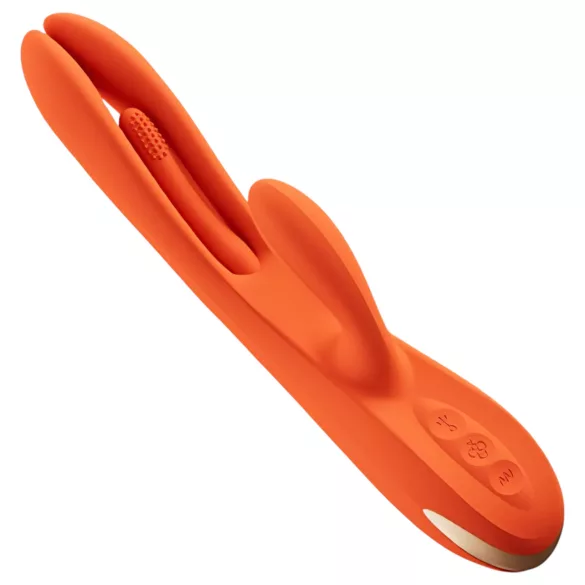 Honey Play Box Terri - pametni jezičasti vibrator s klitorisom (narandžasti)