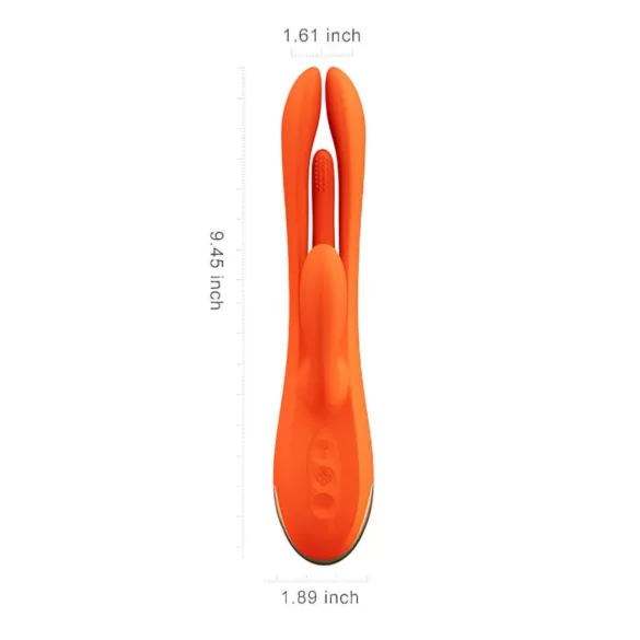 Honey Play Box Terri - pametni jezičasti vibrator s klitorisom (narandžasti)