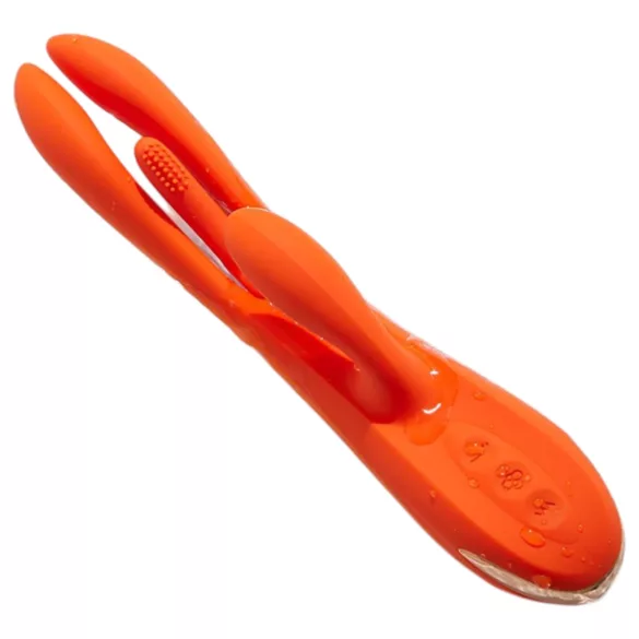 Honey Play Box Terri - pametni jezičasti vibrator s klitorisom (narandžasti)