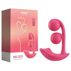   Honey Play Box Melody - pametni, biserni 2u1 vibrator (crveni)