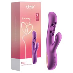   Honey Play Box Gem - pametni G-tačka i klitoralni vibrator sa perlama (ljubičasti)