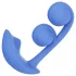 Honey Play Box Melody - aplikacijom upravljani 2-u-1 vibrator sa kuglicama (plavi)