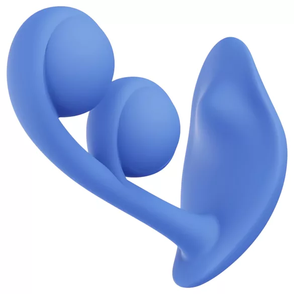 Honey Play Box Melody - aplikacijom upravljani 2-u-1 vibrator sa kuglicama (plavi)
