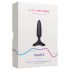 LOVENSE Hush 2 XS - punjivi mali analni vibrator (25mm) - crni