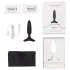 LOVENSE Hush 2 XS - punjivi mali analni vibrator (25mm) - crni
