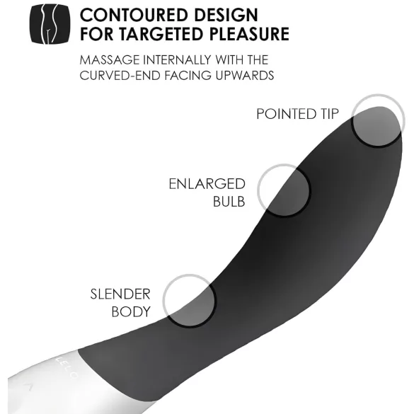 LELO Mona Wave - vodootporni G-tačka vibrator (crna)