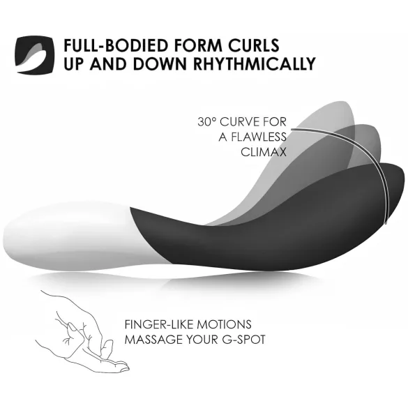 LELO Mona Wave - vodootporni G-tačka vibrator (crna)