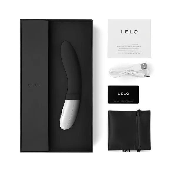LELO Billy 2 - Punjivi, vodootporni vibrator za prostatu (crni)