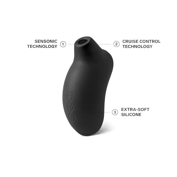 LELO Sona Cruise - stimulator klitorisa zvučnim talasima (crna)