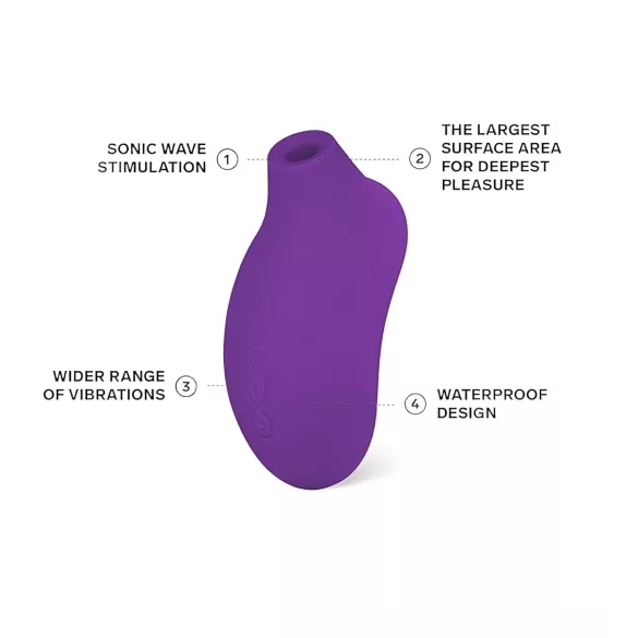 LELO Sona 2 - talasni stimulator klitorisa (ljubičasti)
