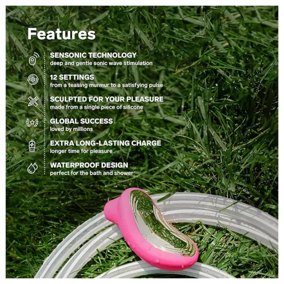 LELO Sona 2 - talasni stimulator klitorisa (crna)