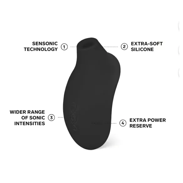 LELO Sona 2 Cruise - talasni stimulator klitorisa (crni)