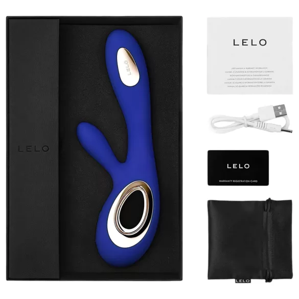 LELO Soraya Wave - Punjivi vibrirajući stimulator sa talasastim pokretom (plava)