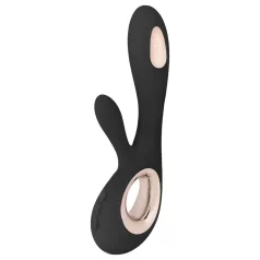   LELO Soraya Wave - vibrator sa pokretnim nastavkom za klitoris (crna)