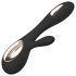 LELO Soraya Wave - vibrator sa pokretnim nastavkom za klitoris (crna)