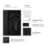 LELO Enigma - punjivi, vodootporni, 2u1 G-tačka vibrator (crni)