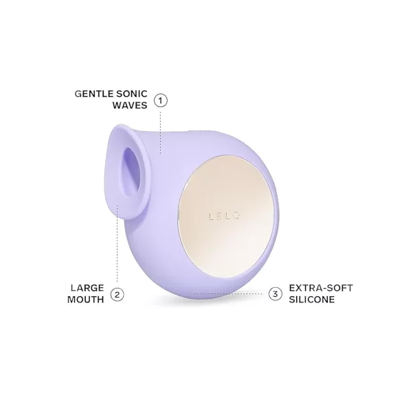 LELO Sila - vodootporni vibrator sa zvučnim talasima za klitoris (ljubičasti)
