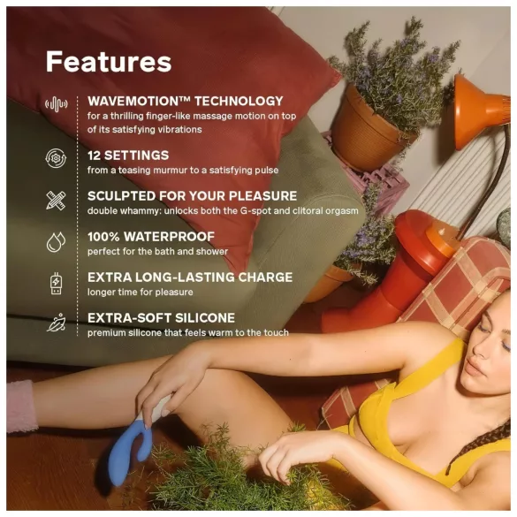 LELO Ina Wave 2 - punjivi, vodootporni vibrator (ljubičasti)