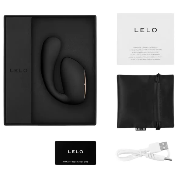 LELO Ida Wave - pametni, punjivi rotirajući vibrator (crni)