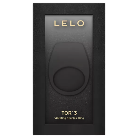 LELO Tor 3 - Vibracioni prsten za penis sa upravljanjem preko aplikacije, za muškarce (crni)