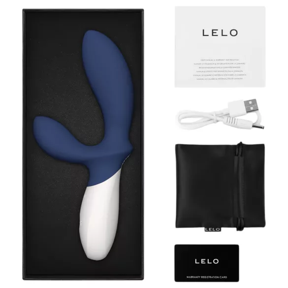 LELO Loki Wave 2 - Punjivi, vodootporni masažer prostate (plavi)