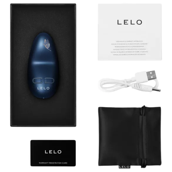 LELO Nea 3 - Punjivi, vodootporni masažer za klitoris (plavi)