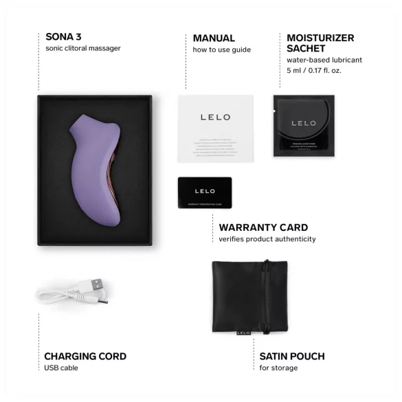 LELO Sona 3 - talasni stimulator klitorisa (lavanda)