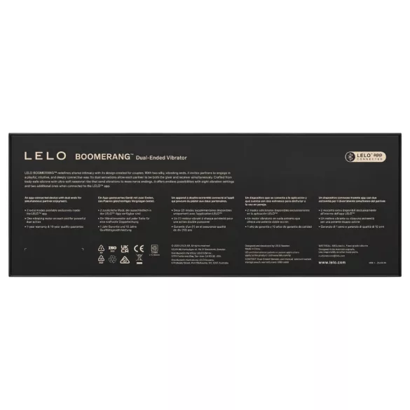 LELO Boomerang - dvostrani vibrator (ljubičasti)