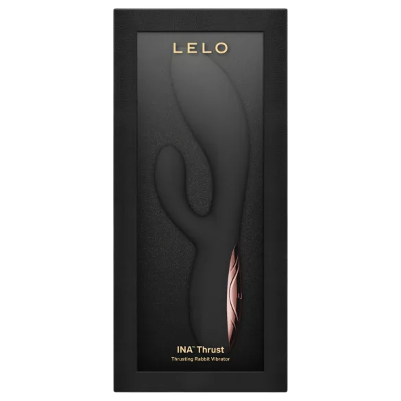 LELO - INA Thrust gurajući zeka vibrator (crni)