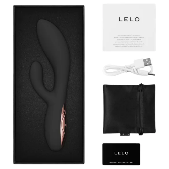 LELO - INA Thrust gurajući zeka vibrator (crni)