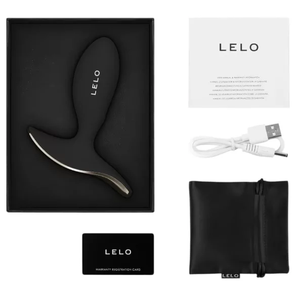 LELO Surfer - апликацијом контролисани анални вибратор (црни)