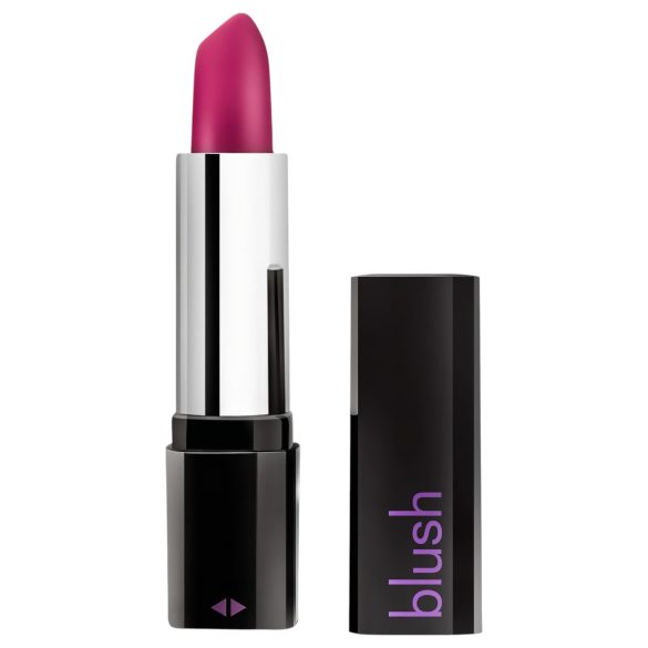 Blush Lipstick Rosé - vodootporni vibrator u crno-roze boji