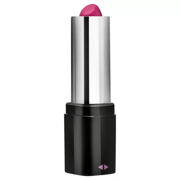 Blush Lipstick Rosé - vodootporni vibrator u crno-roze boji