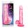 bjours Sweet N Hard 4 - dildó s vakumom, testisi (pink)