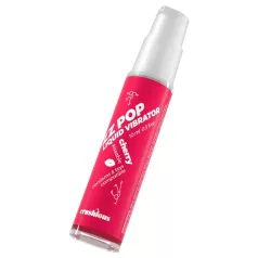 Crushious ZZ POP - jestivi tečni vibrator, višnja (10 ml)