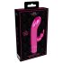 Royal Gems - elegantan pink vibrator sa klitoralnom dodatkom