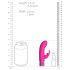 Royal Gems - elegantan pink vibrator sa klitoralnom dodatkom