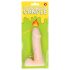 Skandalozna sveća - penis sa testisima - prirodna (133g)
