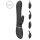 Vive Chou - 4u1 vibrator sa klitoralnom rukom (crni)
