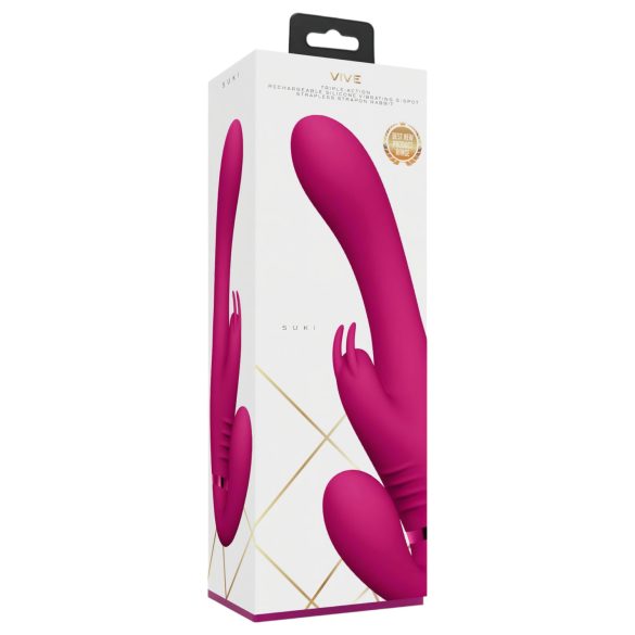 Vive Suki - Ručni Vibrator Bez Kaiša (Pink)