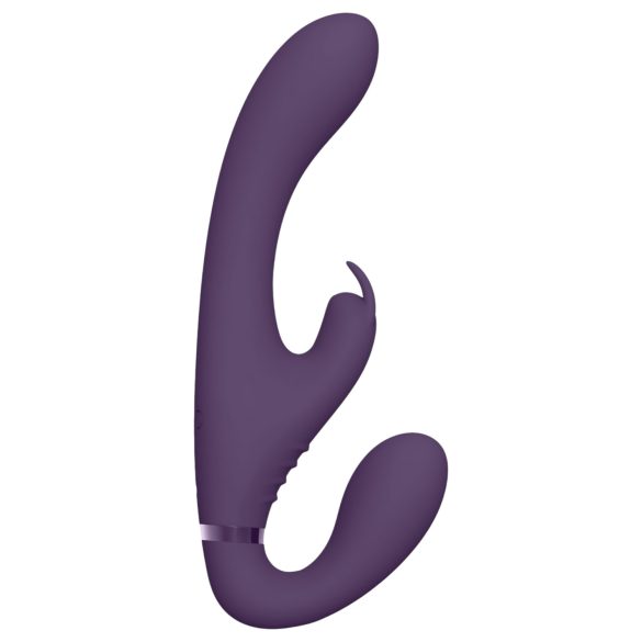 Vive Suki - strap-on vibrator bez trake (ljubičasti)