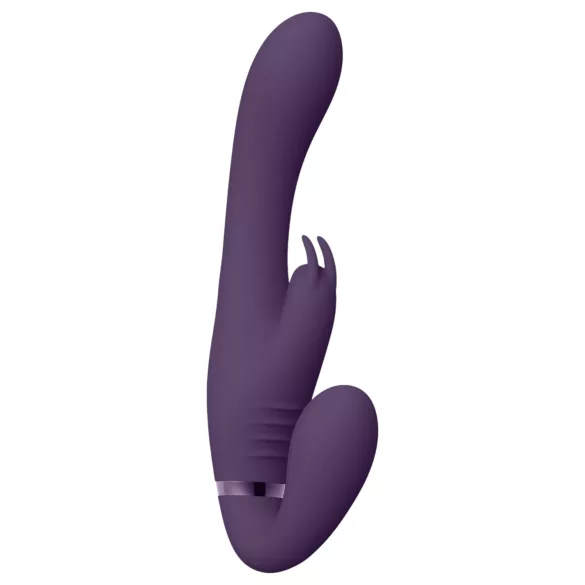 Vive Suki - vibrirajući strap-on bez remena (ljubičasti)