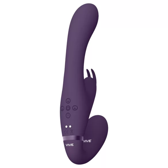 Vive Suki - vibrirajući strap-on bez remena (ljubičasti)