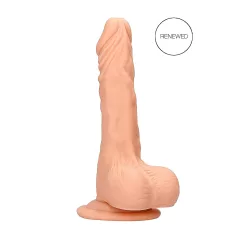   RealRock Dong 7 - реалистични дилдо са тестисима (17cm) - природна боја