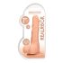 RealRock Dong 7 - реалистични дилдо са тестисима (17cm) - природна боја