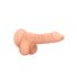 RealRock Dong 7 - реалистични дилдо са тестисима (17cm) - природна боја