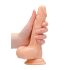 RealRock Dong 7 - реалистични дилдо са тестисима (17cm) - природна боја