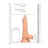 RealRock Dong 8 - realistični dildo sa testisima (20cm) - prirodna boja