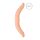 RealRock Double Dong 14 - dvostruki dildo (36 cm) - prirodna boja