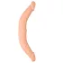RealRock Double Dong 14 - dvostruki dildo (36 cm) - prirodna boja